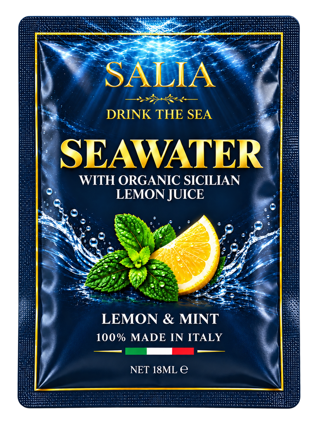 Seawater and Lemon Juice | Lemon & Mint Flavor