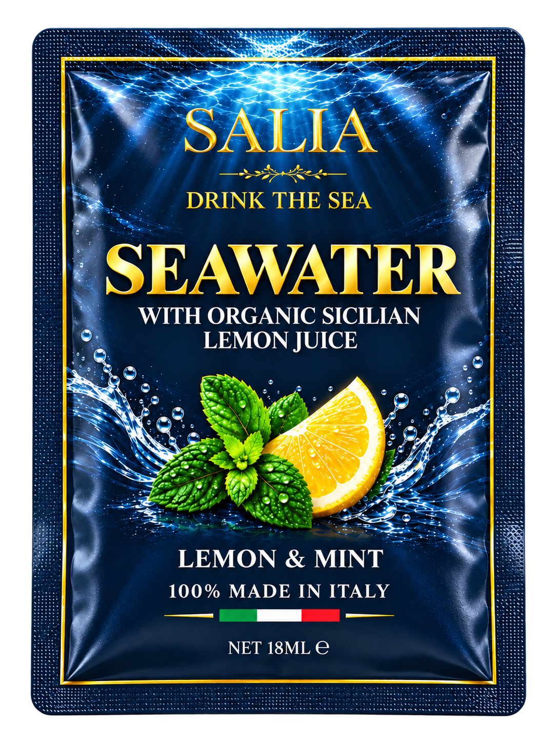 Seawater and Lemon Juice | Lemon & Mint Flavor